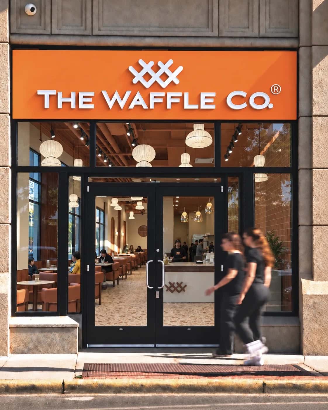 The Waffle Co. dessert café in Kelowna: storefront