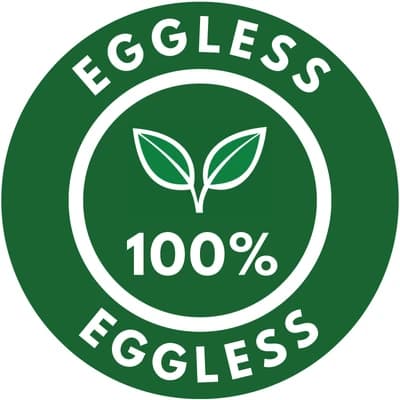 100% eggless badge: The Waffle Co. desserts are made without eggs