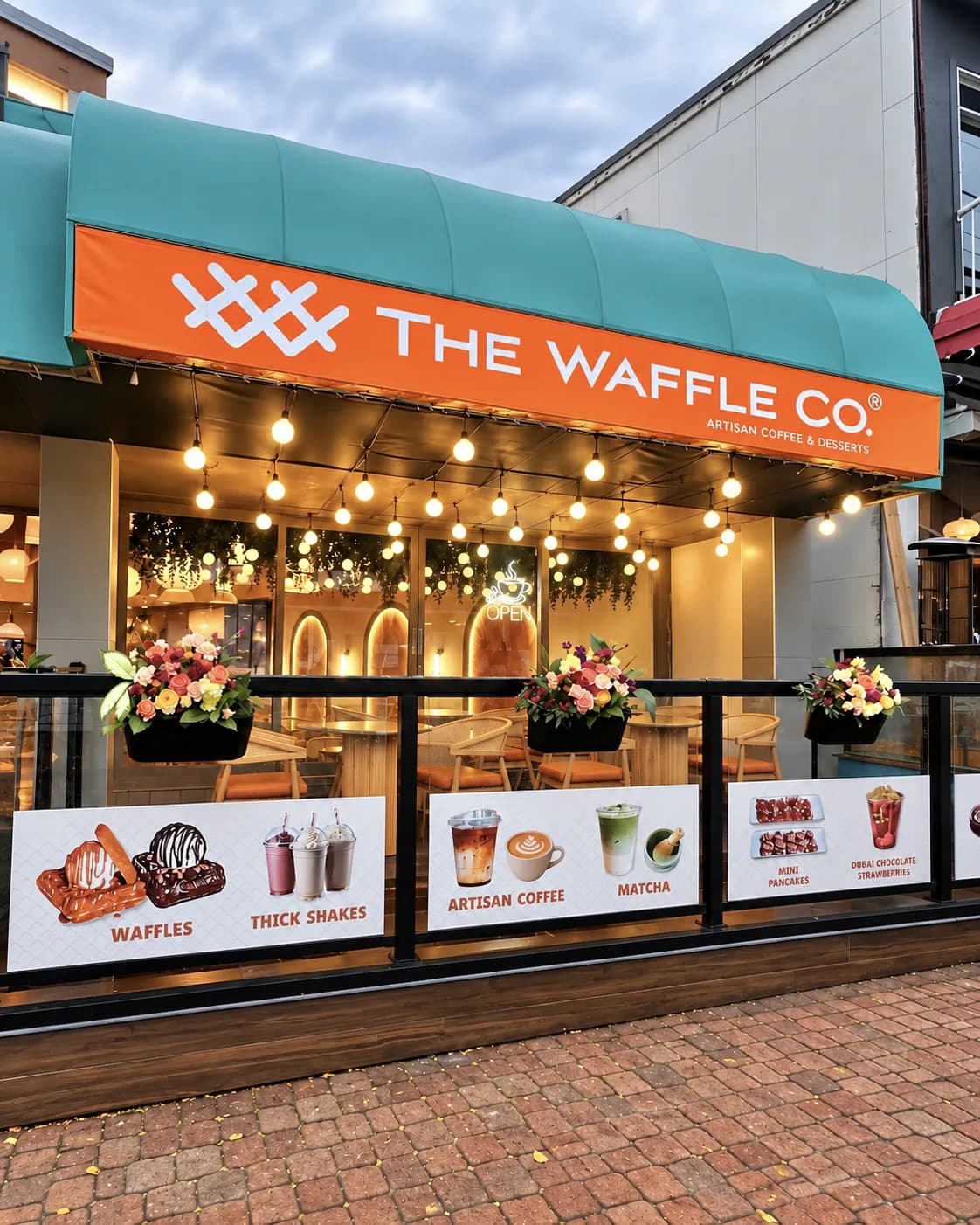The Waffle Co. dessert café in White Rock: storefront