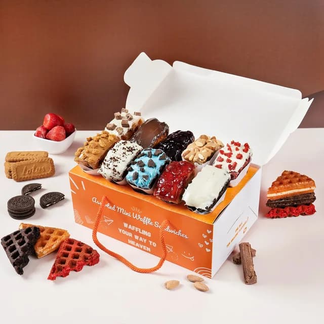 Assorted Box of 10: dessert gift box at The Waffle Co.