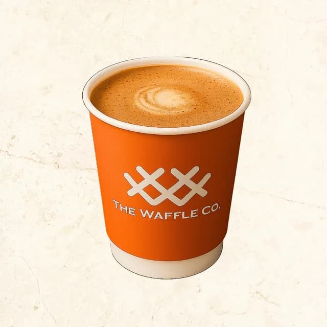 Hot Mocha: hot coffee and latte at The Waffle Co.