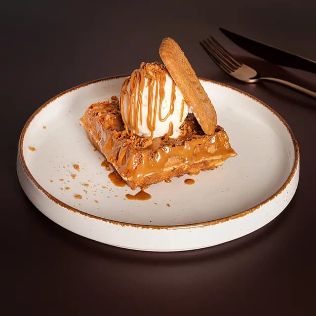 Lotus Biscoff Waffle: best selling eggless halal dessert at The Waffle Co.