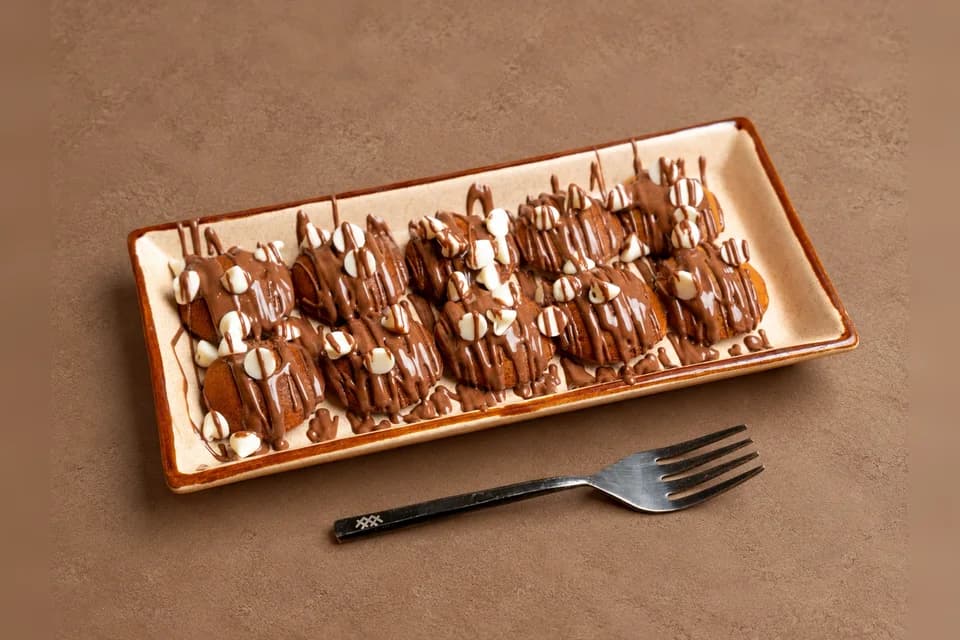 Nutella: eggless mini pancakes dessert at The Waffle Co.