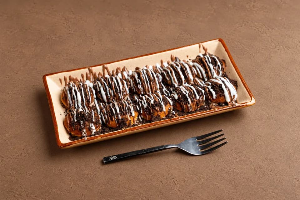 Oreo Dream: eggless mini pancakes dessert at The Waffle Co.