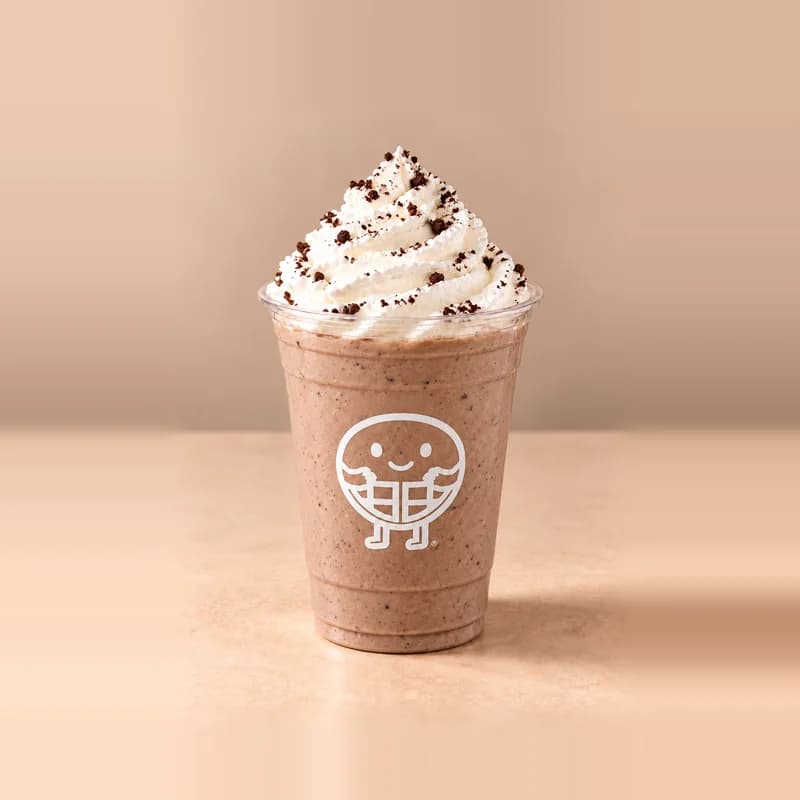Chocolate Brownie Thick Shake: best selling eggless halal dessert at The Waffle Co.